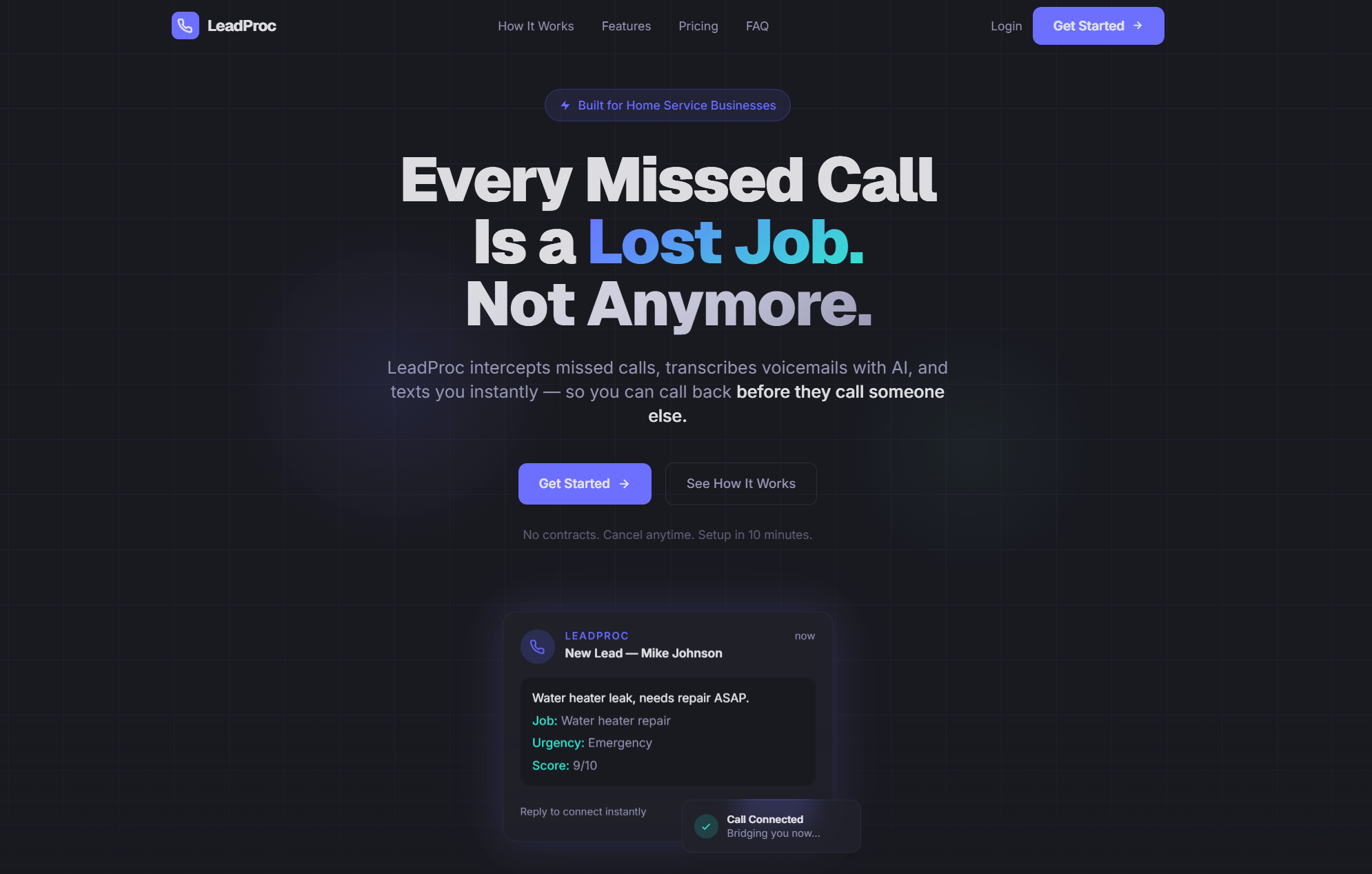 LeadProc project screenshot