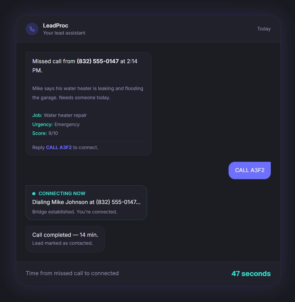 LeadProc screenshot